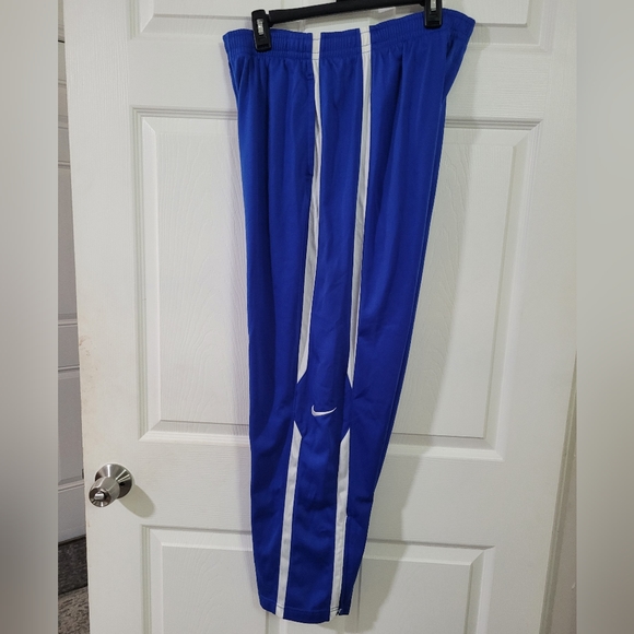 Men Size L Nike Dri-fit  Athletic Toronto Blue Jays MLB Track Training Pants Blu - Picture 9 of 11